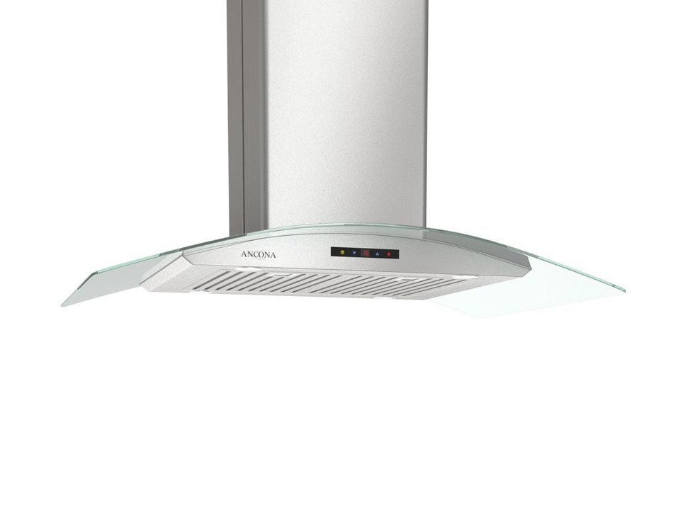 Ancona Elite Glass Island Range hood - 36" N3