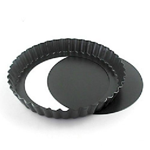 6 Inch Aluminum Alloy Non-Stick Pizza Tray Pie Pan With Drop Bottom N3