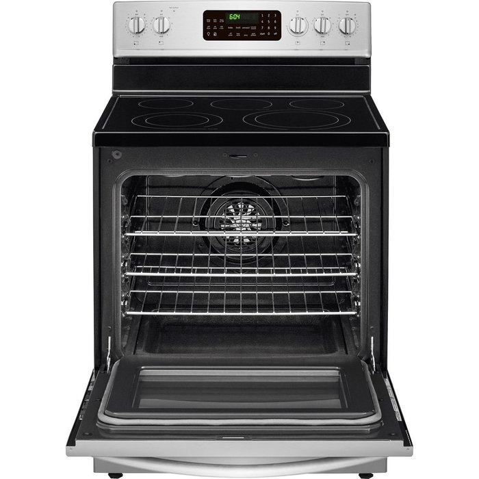Frigidaire FGEF3058RF30" Stainless Steel Electric Smoothtop Range - Convection N3