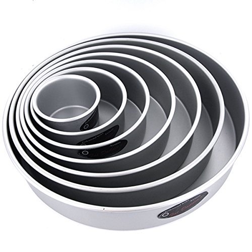 Fat Daddios Odd Round Cake Pan Set, Set of 7 N2