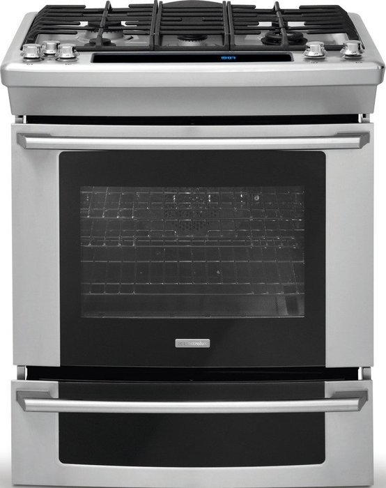 Electrolux EW30GS75KS Wave-Touch 30" Stainless Steel Gas Slide-In Sealed Burner Range - Convection