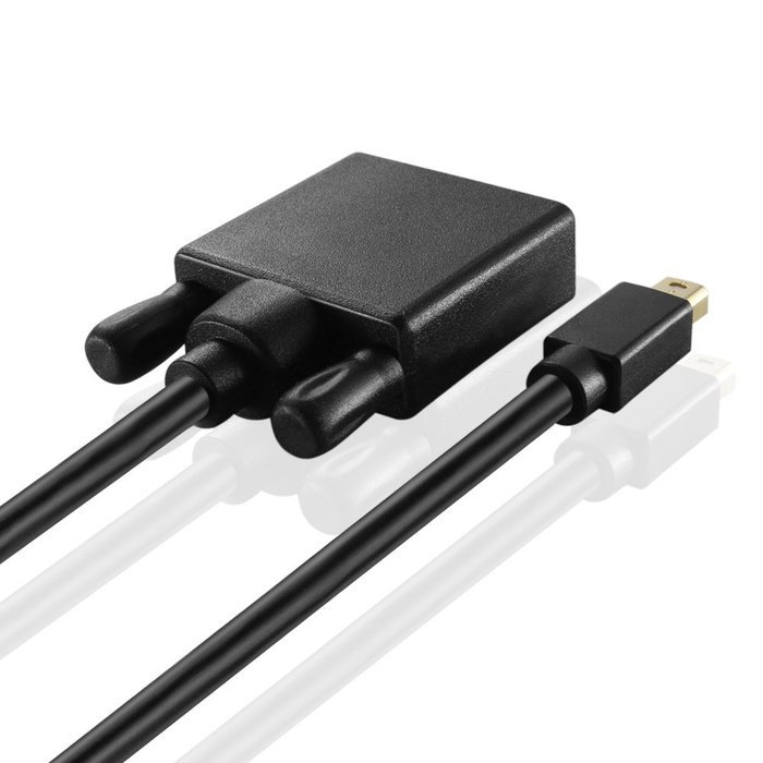 TNP Mini DisplayPort (MiniDP/mDP/Thunderbolt Port Compatible) to DVI Cable Video Adapter Converter Cord (6 Feet) N8
