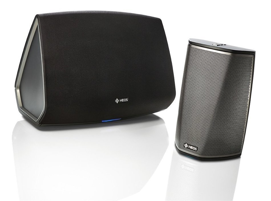 Denon HEOS 1 + 5 Wireless Multiroom Digital Music System, Black (HEOS1+5BK)
