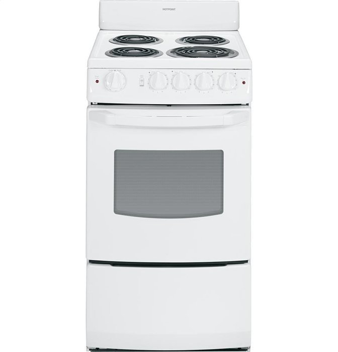 Hotpoint 20 in. 2.4 cu. ft. Electric Range in White N2