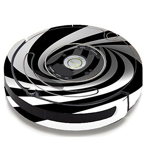 Skin Decal Vinyl Wrap For IRobot Roomba 650 655 Vacuum / Swirl, Vortex