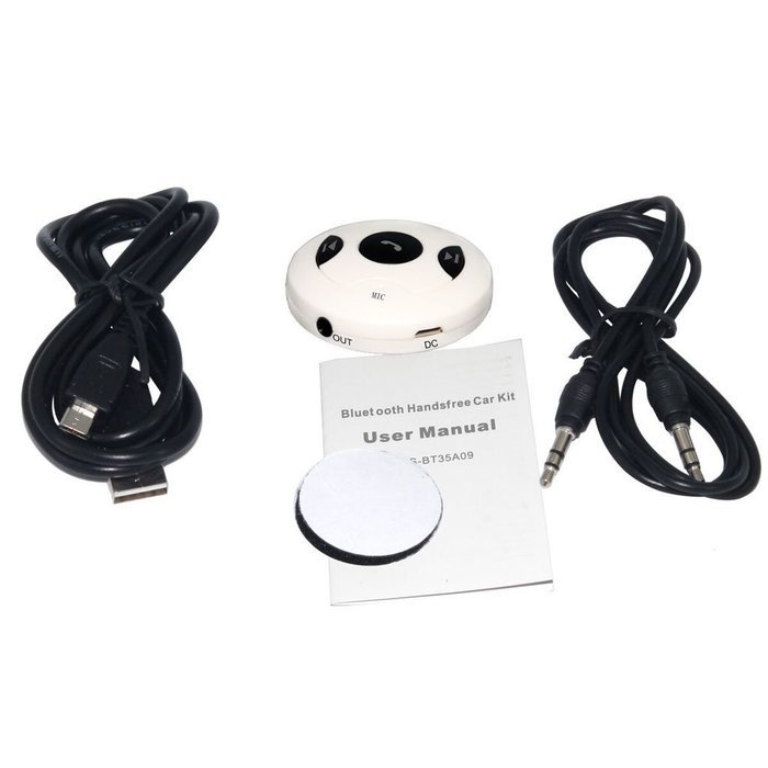 Universal Wireless Bluetooth 4.1 Receiver Handsfree Microphone Phone Music Audio Speaker w/3.5mm AUX output Adapter... N9