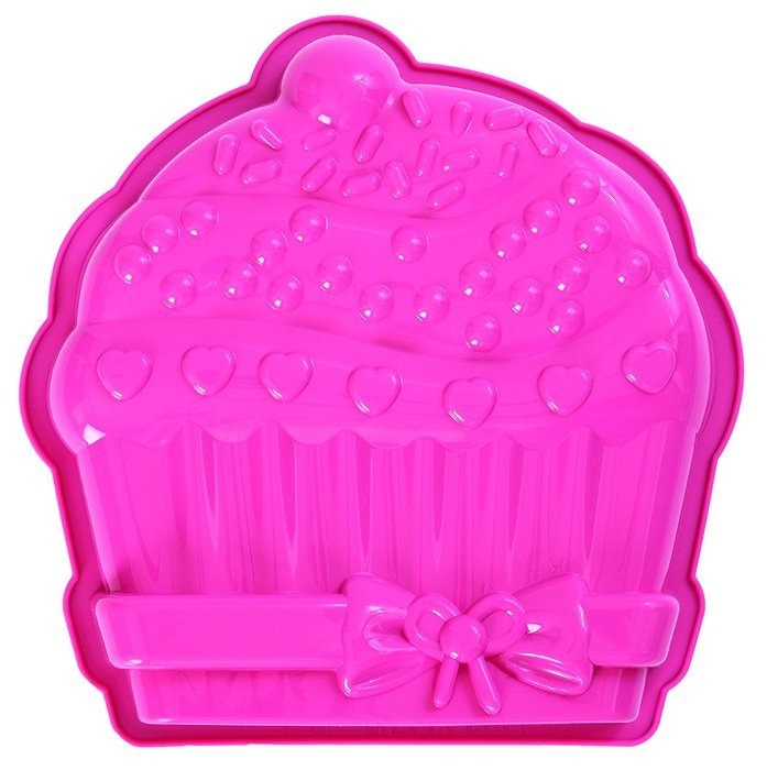 Pavoni FRT170 Platinum Silicone Cupcake Cake Mould, Pink