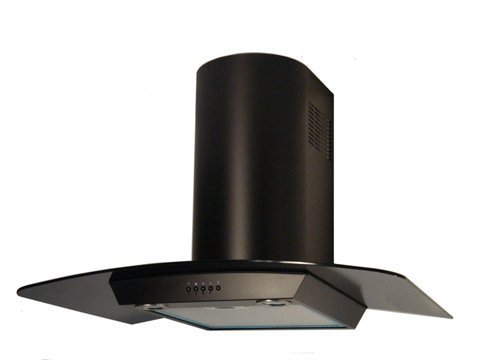 NT AIR Range Hood Wall Mounted Black KA-144-BLK-24 N2