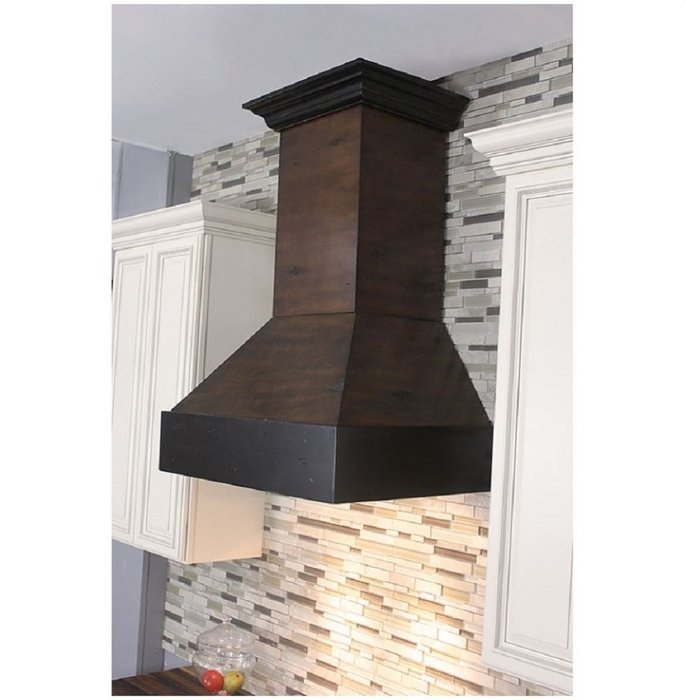 Z Line 355AH-30 1200 CFM Wooden Wall Mount Range Hood, 30", Antigua/Hamilton N2