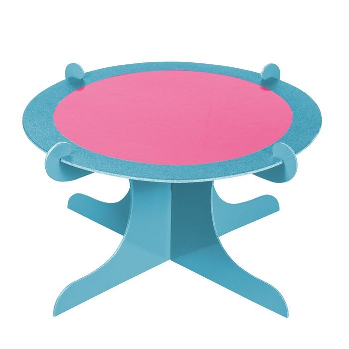 Four Stones Single Tier Server or Cupcake Stand ( red / blue )