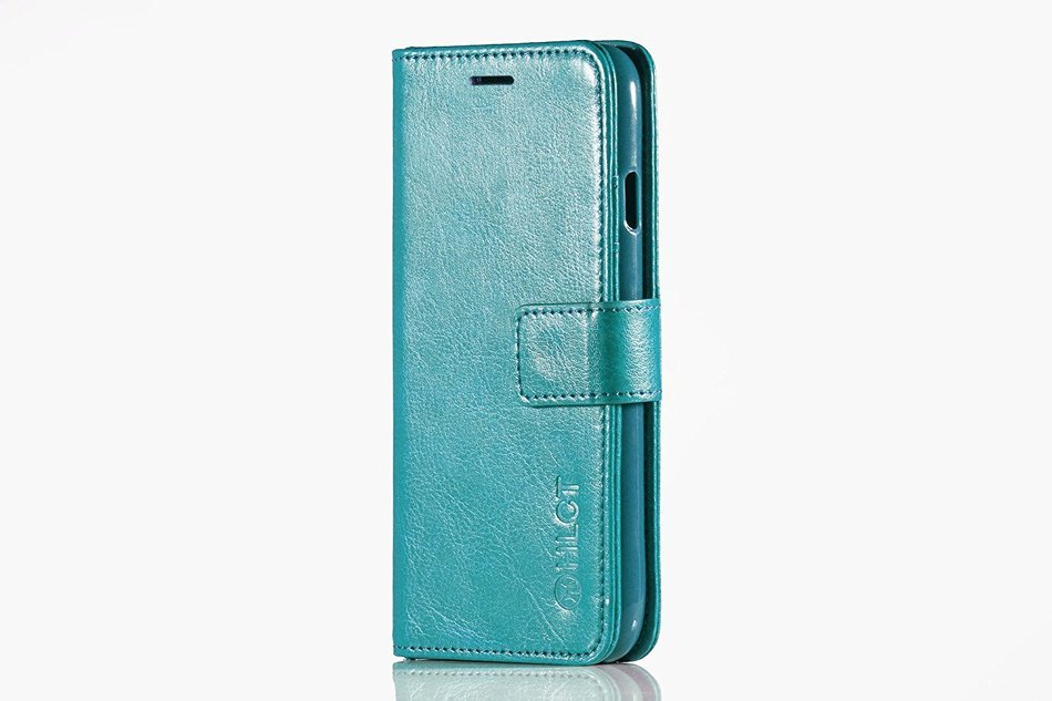 iPhone 7 Case, [4.7 Inch] HLCT PU Leather Case, With Soft TPU Protective Bumper, Built-In Kickstand, Cash And... N13
