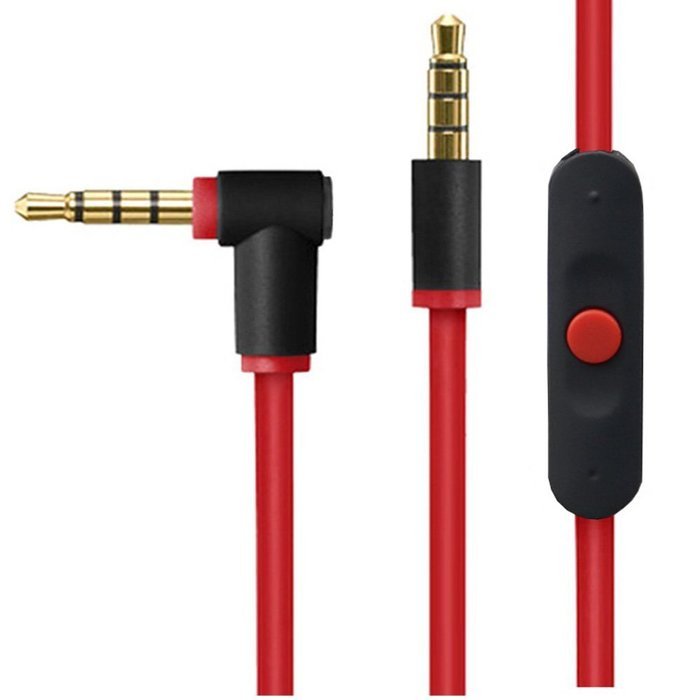 LingAo New 2.0 Version Replacement Beats Audio Cable with Inline Remote / Microphone for Beats Studio 2.0 Solo... N5