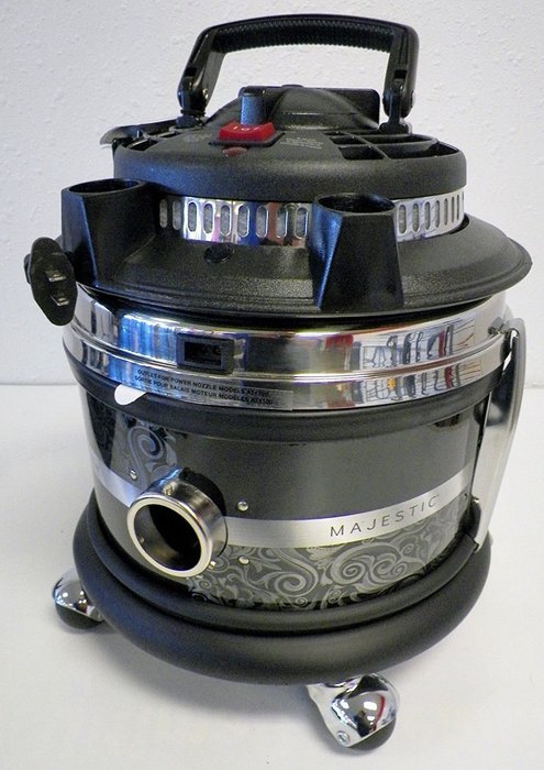 THE LATEST FILTER QUEEN MAJESTIC CANISTER VACUUM W/ CHARCOAL FILTERS & MORE! N5