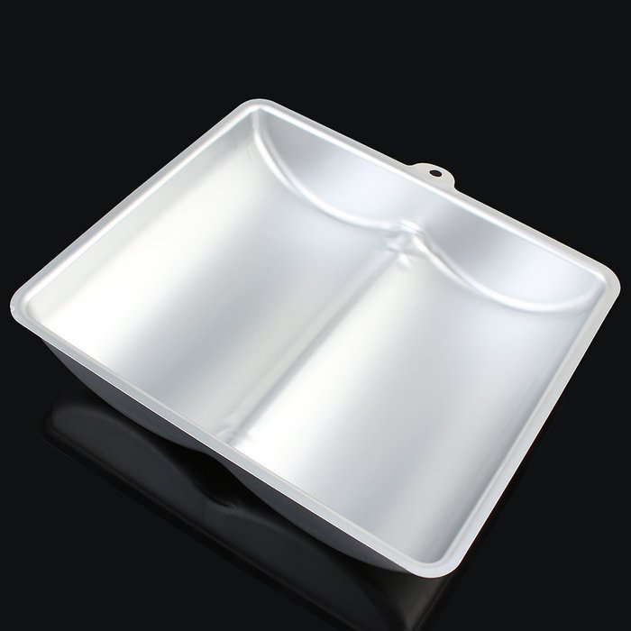 Modekini Book Shape Cake Tin Fondant Baking Mold Aluminum Alloy N2