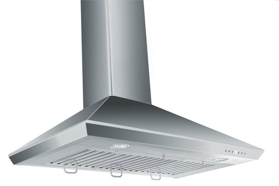 Z Line KF-36-LED Stainless Steel Wall Mount Range Hood, 36-Inch N5