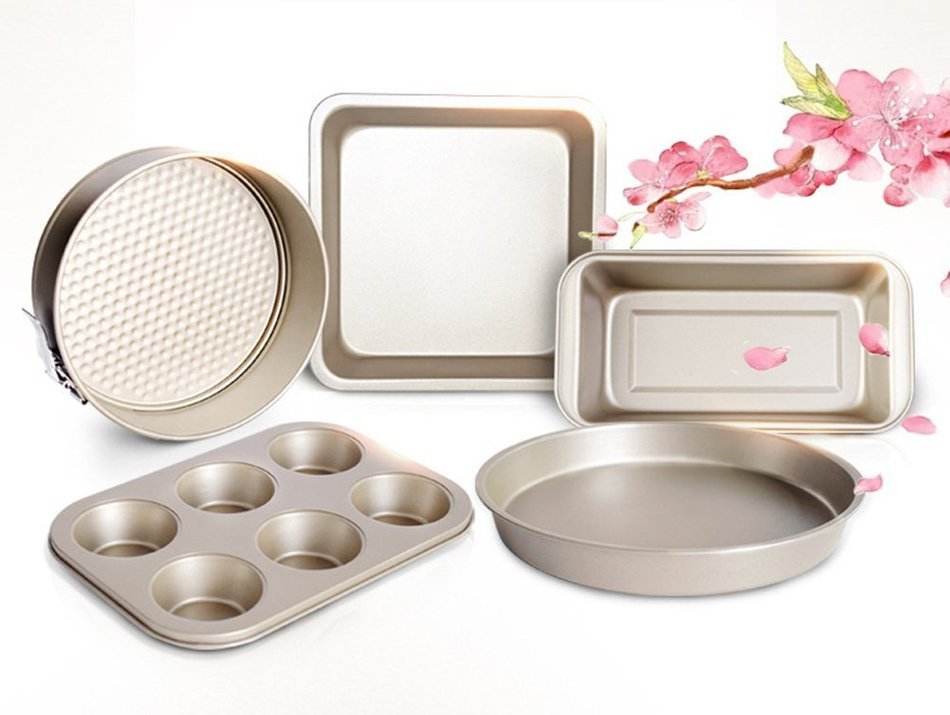 Diy cake pan mold decorating kit baking pan stainless steel non stick
