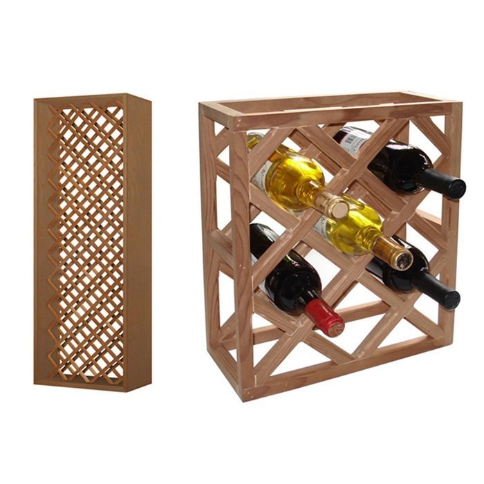 Vinotemp VNTVT-INDVDIAMOND Rack-G1 Individual Diamond Rack, Pine