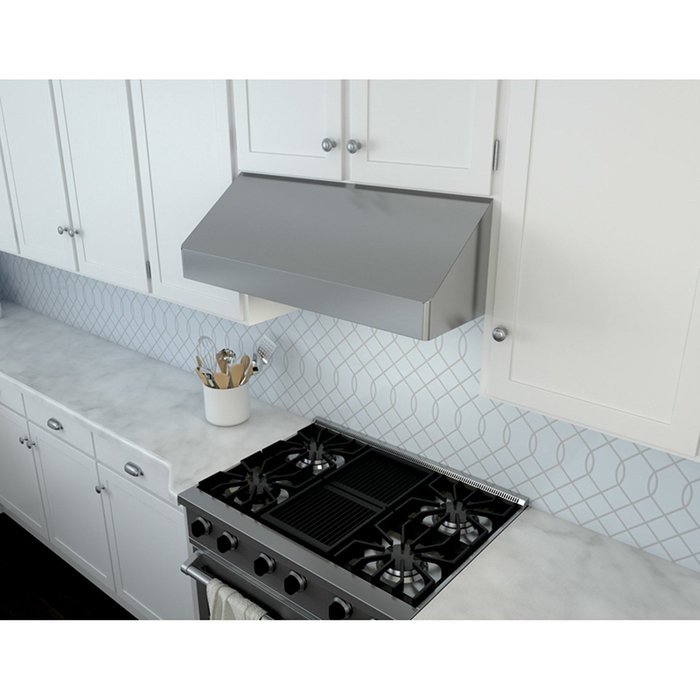 Zephyr AK7036BS Pro-Style Under-Cabinet Canopy Hood, Stainless Steel N5