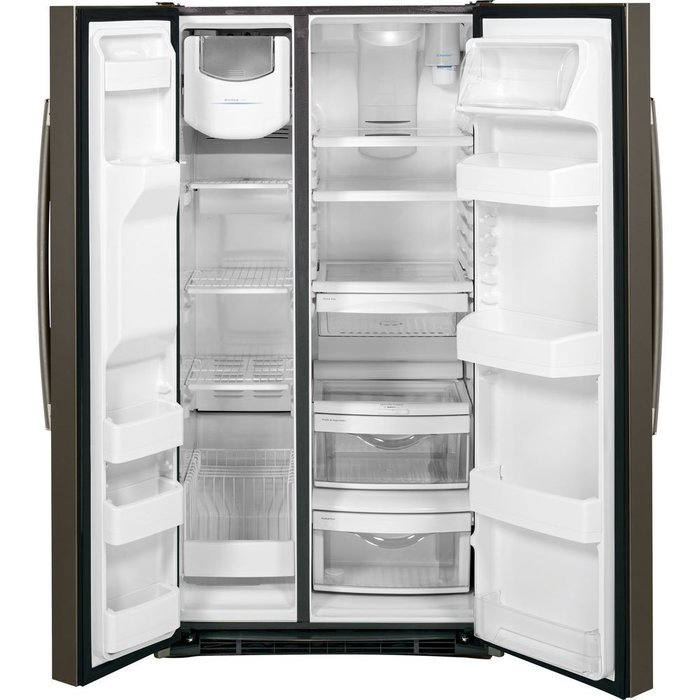 GE GSS25GMHES 36" Side-By-Side Refrigerator in Slate N3