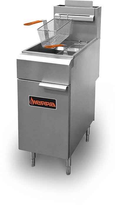 MVP Group SRF35LP SRF-35/40 Tube Fired Gas Fryer - LP, Stainless Steel