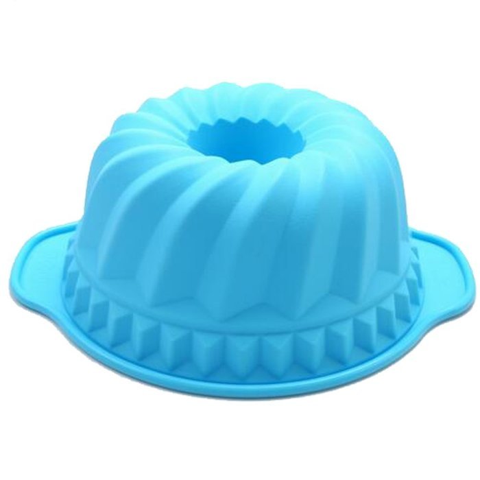 1ea 9" Alekoo Non-Stick Silicone DIY Cake Bundt Pans, Chiffon Mold, Savarin Pan (High) N6