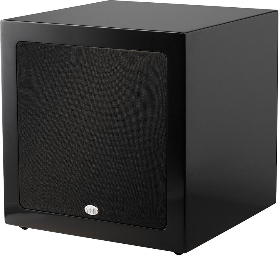 NHT SS-10 10-inch Long Throw Powered Subwoofer, 250 Watts - High Gloss Black Laminate N7