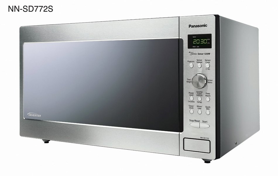 Panasonic NN-SD772SAZ Stainless 1.6 Cu. Ft. Countertop/Built-In Microwave with Inverter Technology