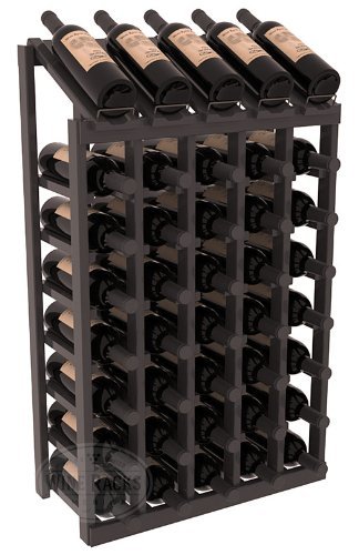 Wine Racks America Ponderosa Pine 5 Column 8 Row Display Top Kit. 13 Stains to Choose From! N14