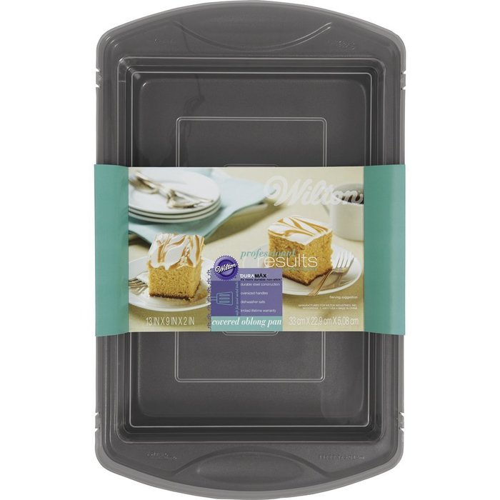 Wilton 2105-2242 Professional Results Non-Stick Covered Oblong Pan, Multicolor N3