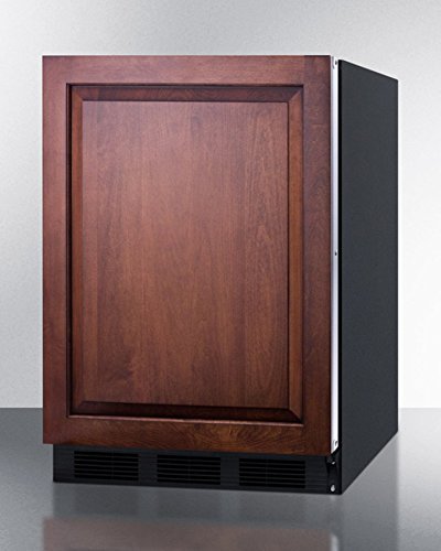 Summit FF7BBIIFADA: ADA compliant commercial built-in auto defrost all-refrigerator with black cabinet and integrated... N2