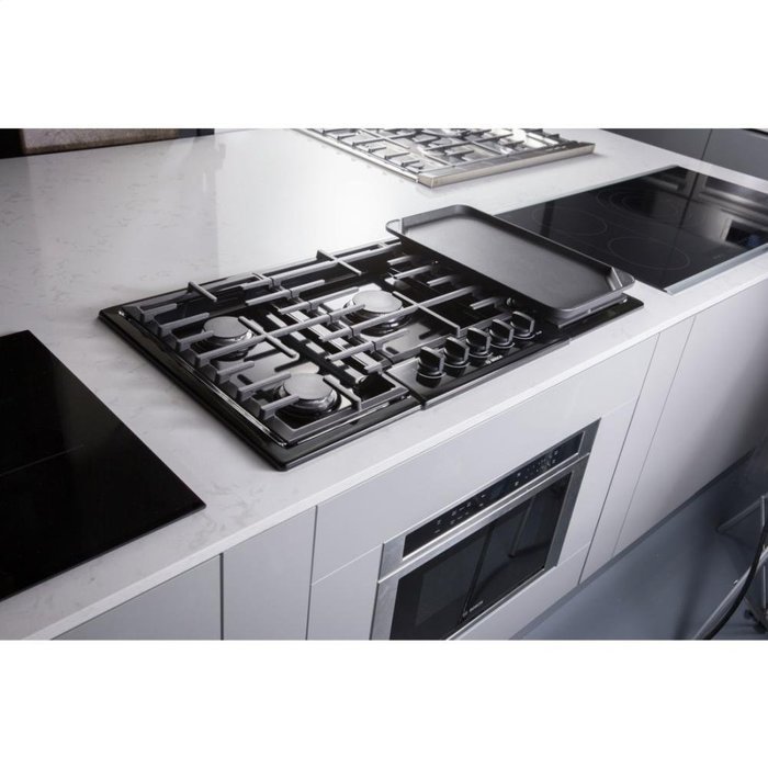 Bosch NGM8665UC 800 36" Black Gas Sealed Burner Cooktop N2