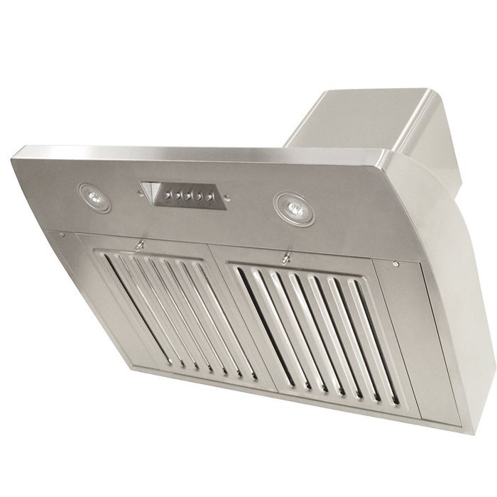 KOBE Range Hoods CHX2236SQB-WM-1 Contemporary Brillia 36" Wall Mount Range Hood, 3-Speed, 680 CFM, LED Lights,... N7