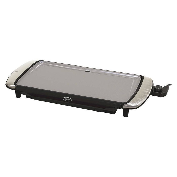 Oster DuraCeramic 10&rdquo; x 20&rdquo; Electric Griddle w/Warming Tray N4