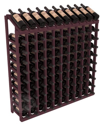 Wine Racks America Ponderosa Pine 10 Column 10 Row Display Top Kit. 13 Stains to Choose From! N14