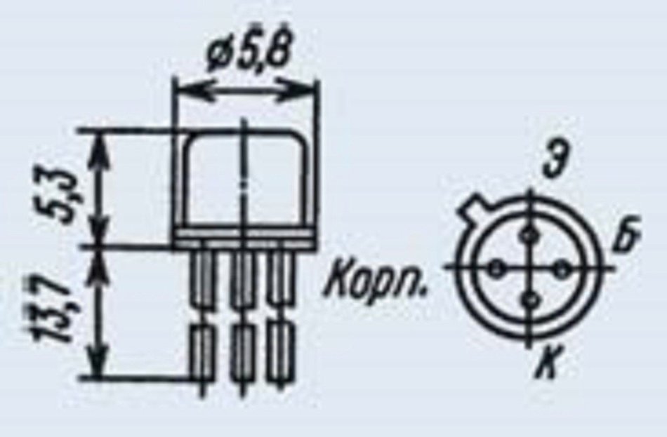 Transistors Silicon KP103K USSR 10 pcs