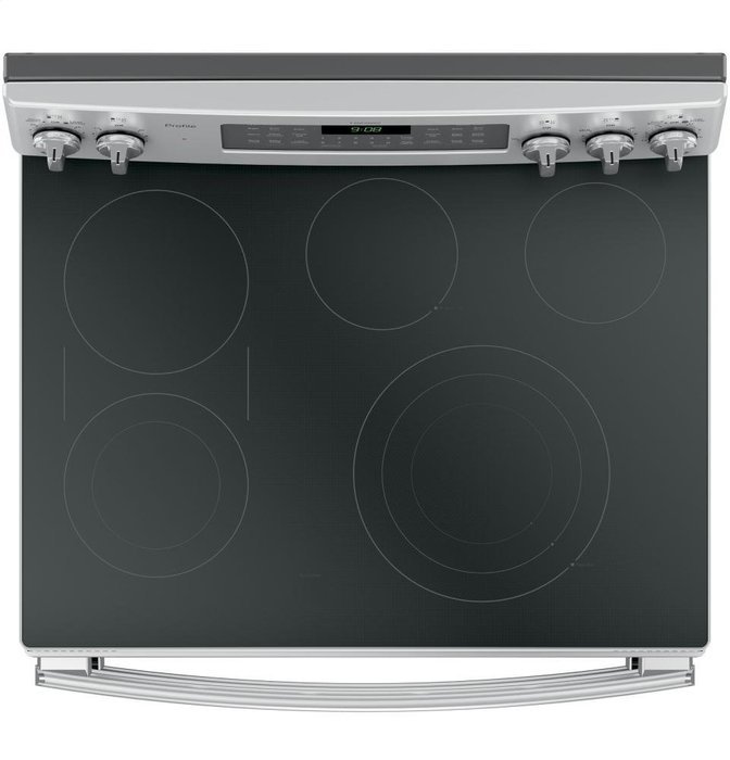 GE PB980SJSS Profile 30" Stainless Steel Electric Smoothtop Double Oven Range - Convection N4