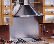 Best K313930SS 30" Amiata Wall Mount Chimney Hood with 400 CFM Internal Blower Heat Sentry Stainless Steel Mesh...