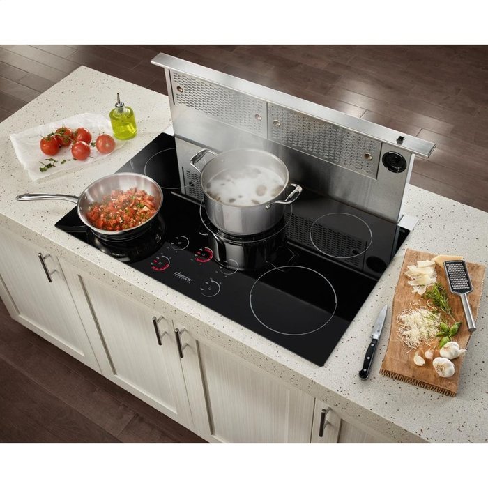 Dacor RNCT304B 30" Renaissance Induction Cooktop with 4 Element Zones, Touch Sensitive Electronic Controls, Power... N3