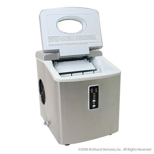 Edgestar IP210SS1 Portable Ice Maker, Stainless Steel/Silver N7