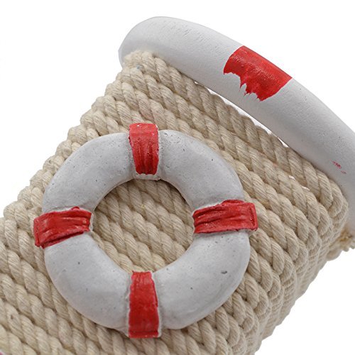 Nautical Wooden Sea Anchor Pen Pencil Holder Home Office Desk Organizer Box Decoration N2