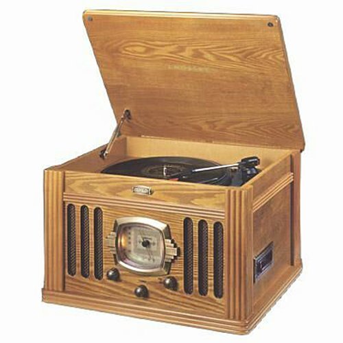 Crosley CR-67-OA Turntable w/ Cassette
