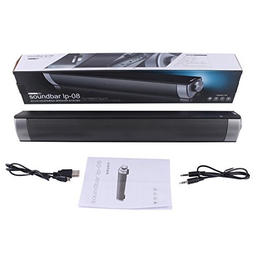 Zyoda Sound Bar Wireless Subwoofer 3.0 Bluetooth Speaker 10W Small TV Soundbar Bluetooth Receiver Stereo Super... N2