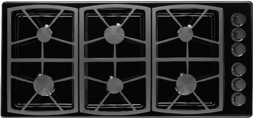 Dacor Preference Series 46 inch Black Gas Cooktop - SGM466B