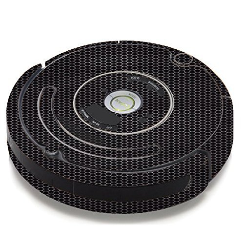 Skin Decal Vinyl Wrap For IRobot Roomba 650 655 Vacuum / Metal Hexagons