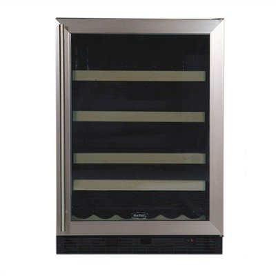Chateau 14 Wine Bottle / 114 Beverage Can Refrigerator Door: Stainless Steel, Hinge: Right N2