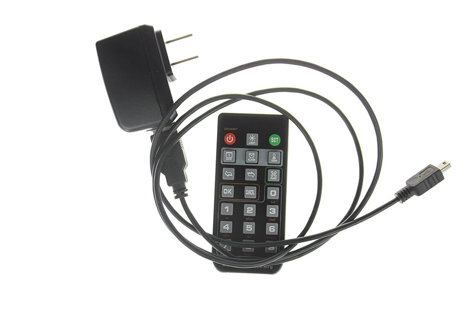 INFMETRY LED Dot Matrix Digital Clock-Date and Temperature Display-Custom Word Display N5
