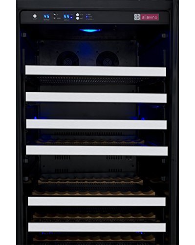 FlexCount Series 128 Bottle Single Zone Freestanding Wine Refrigerator N8
