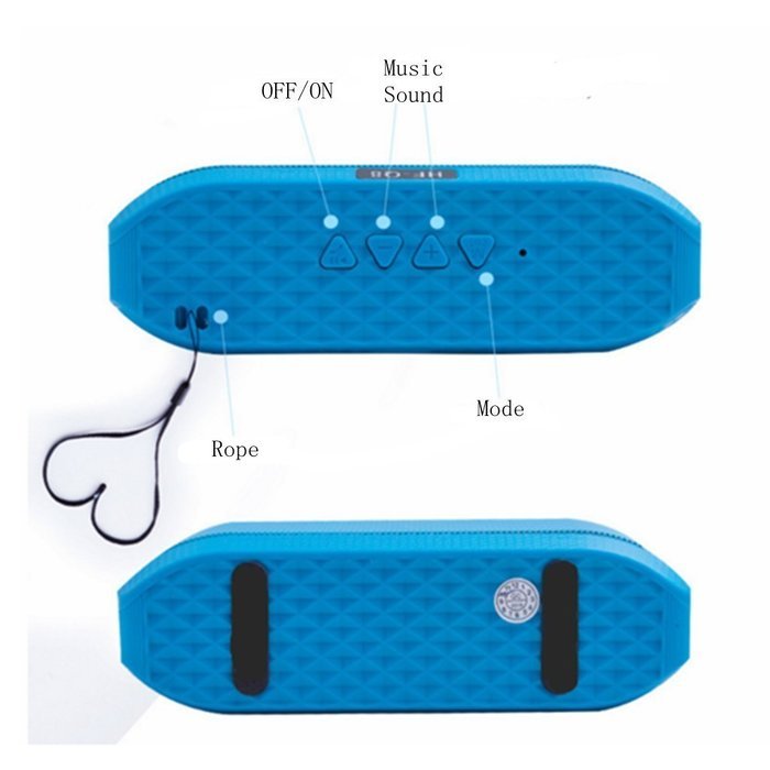 Bong Buy box wireless Bluetooth speaker led light-emitting bass sound - lighting changes with the music N4