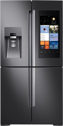 Samsung RF28K9580SG French Door Refrigerator with 27.9 cu. ft. Total Capacity, Family Hub in Black Stainless Steel