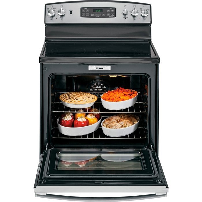 GE JB690SFSS 30" Stainless Steel Electric Smoothtop Range - Convection N2